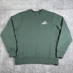 100‎ Thieves Sweatshirt Men's XS Green Crew Neck Long Sleeve Heavyweight